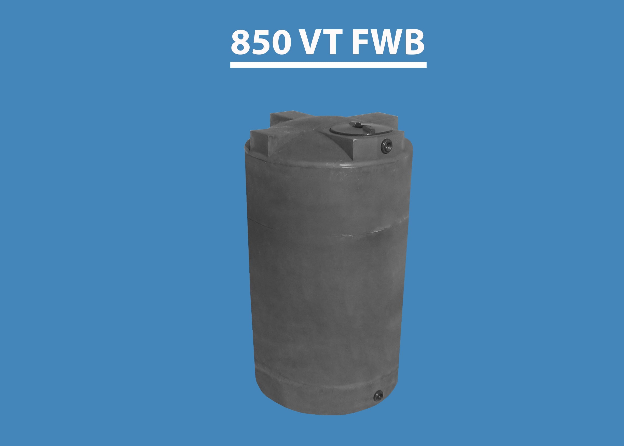 850 Gallon Fresh Water Black Storage Tanks