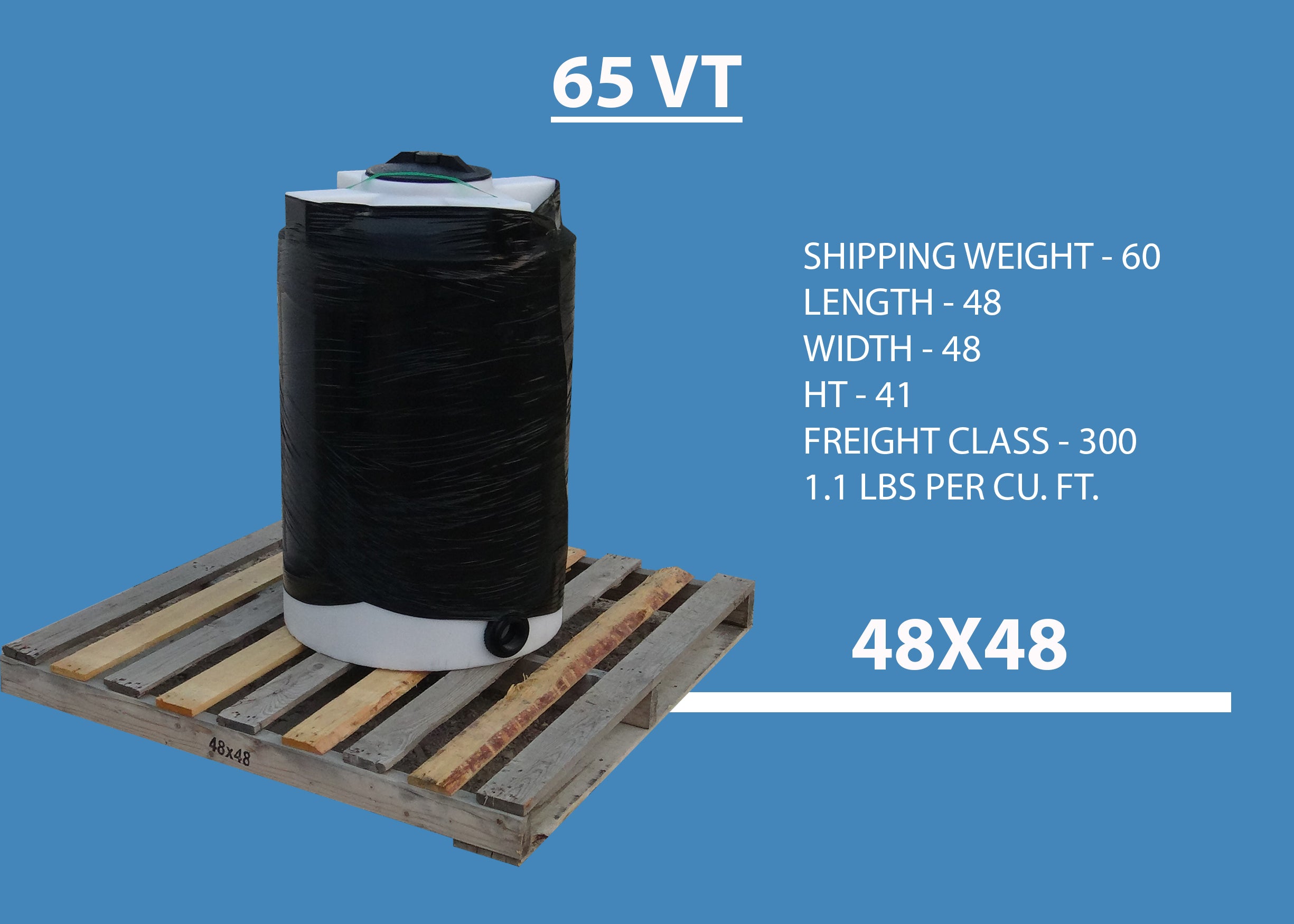 65 gallon water storage