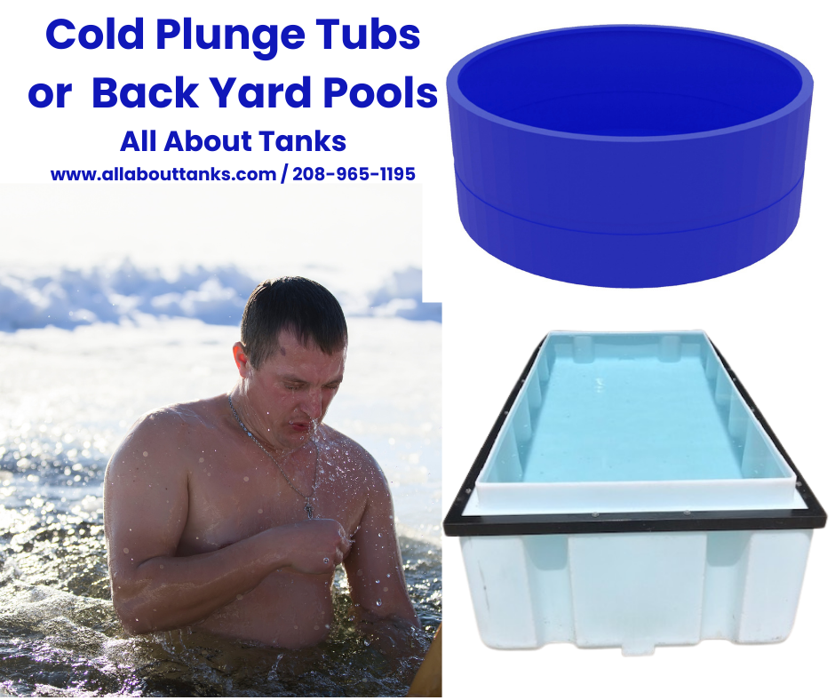 Water Tanks, Cold Plunge Tubs and Back Yard Pools