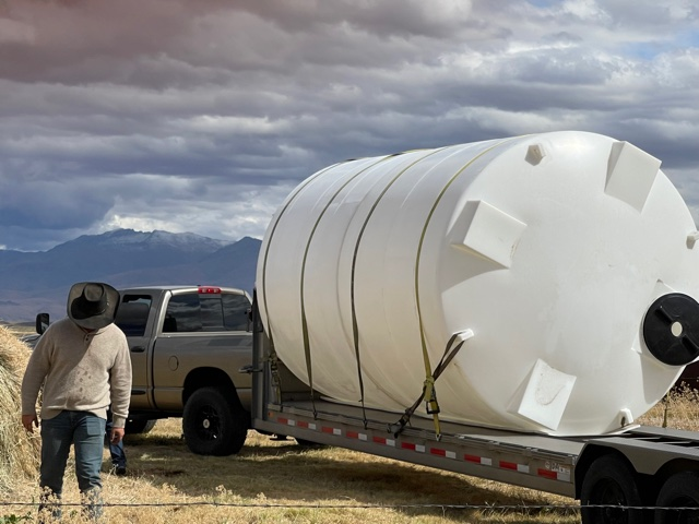 Farming Pivot and Ditch Tanks