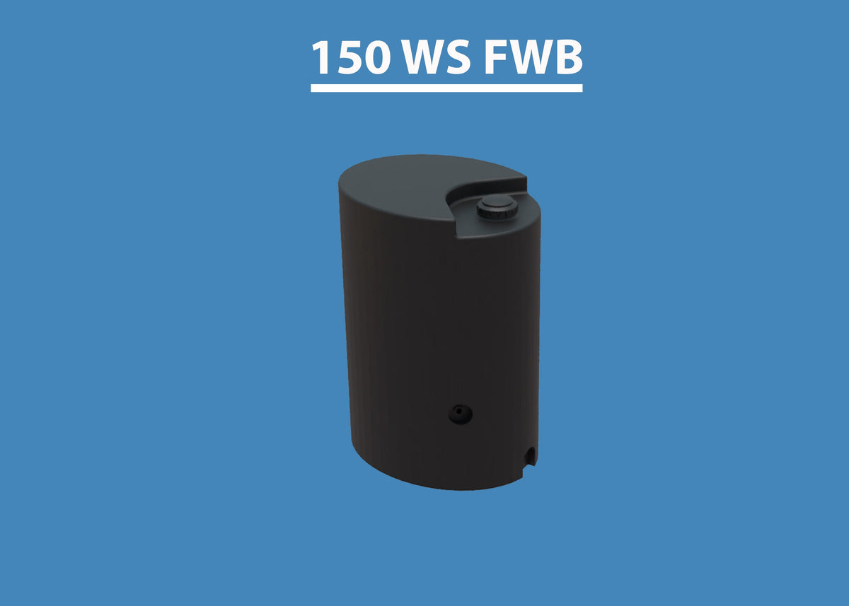 150 Gallon Water Storage Black | All About Tanks