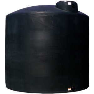 USED 15,500 Gallon Vertical Water Storage Tank in Black