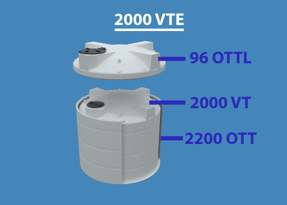 2000 Gallon Tank with Containment Double Wall