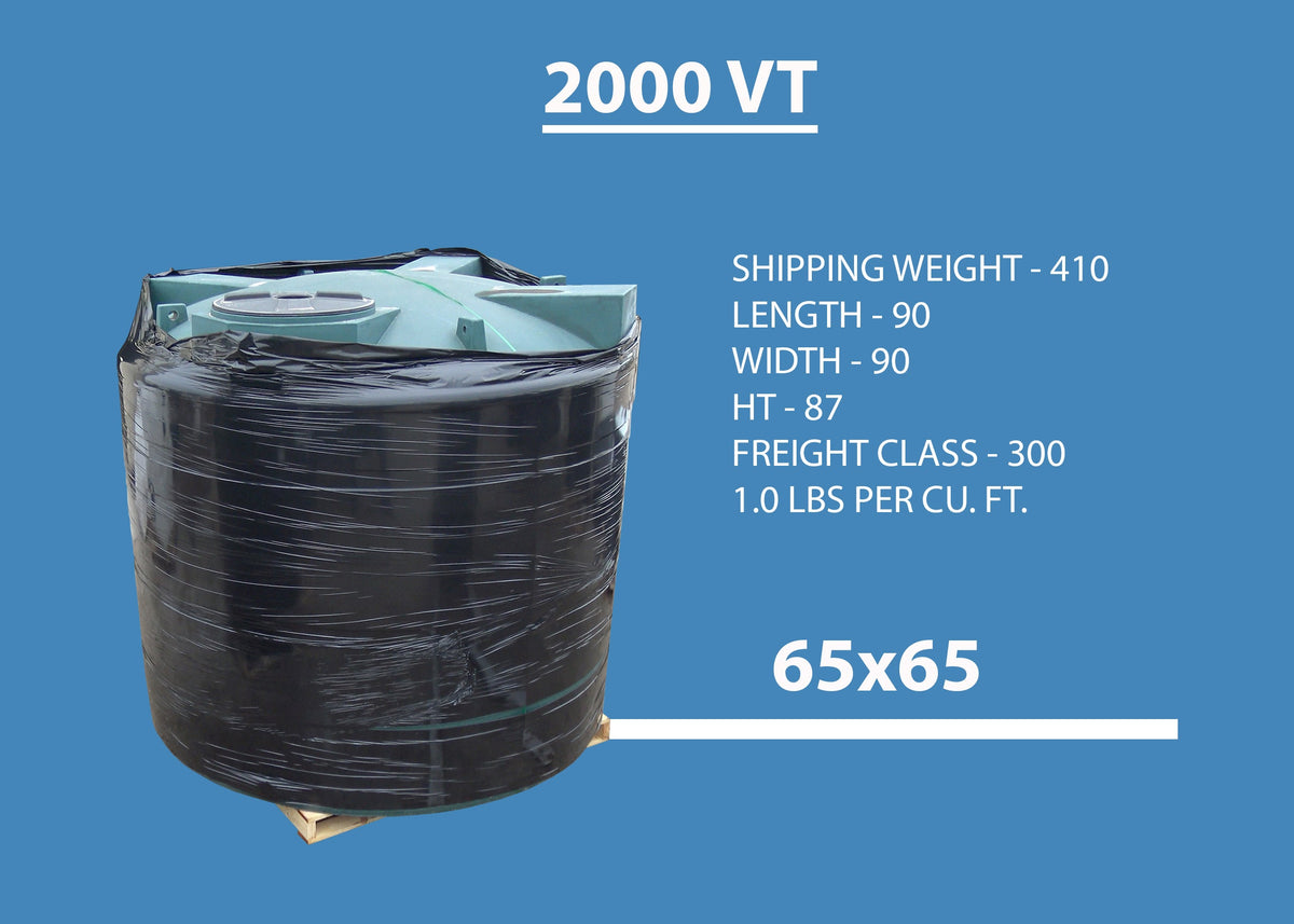 2000 Gallon Vertical Tank | All About Tanks