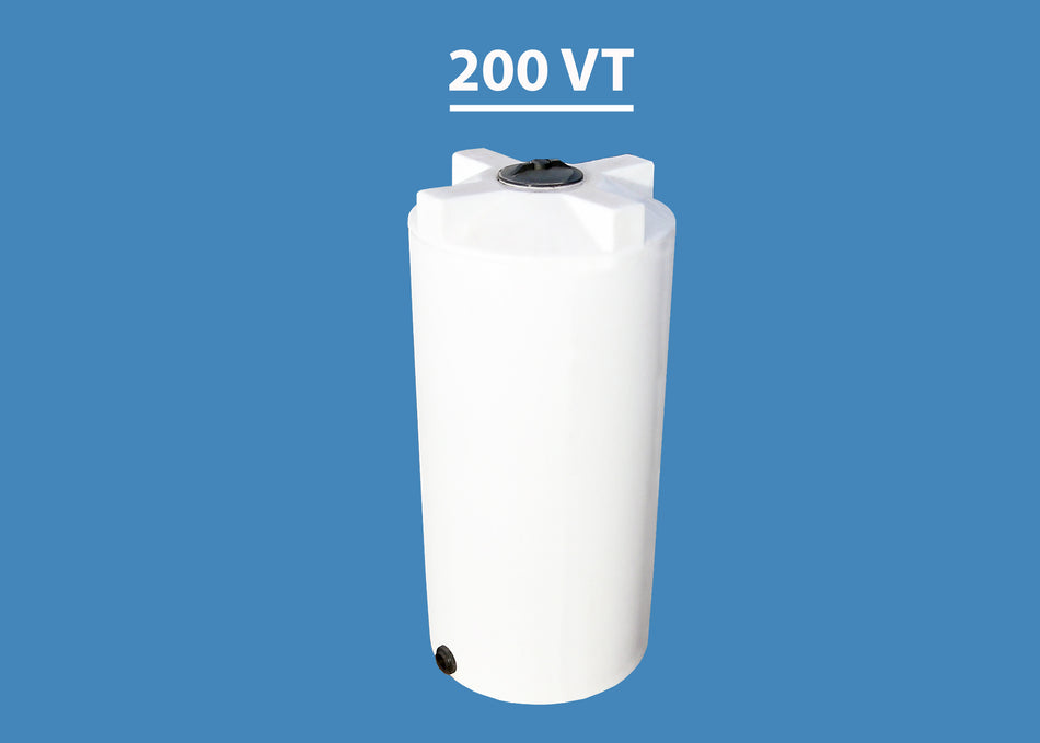 200 Gallon Industrial Grade XLPE Vertical Tank