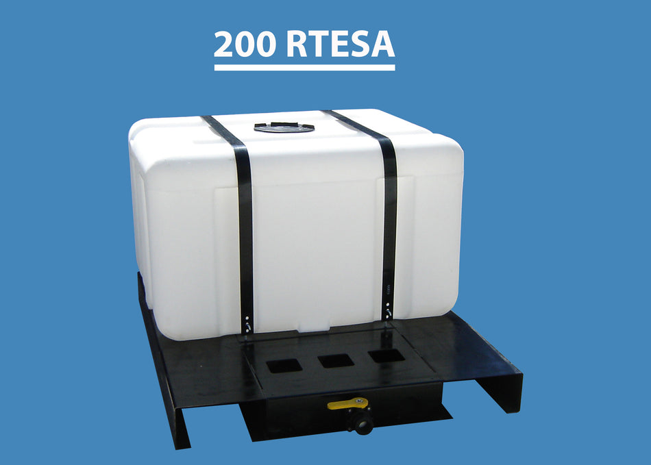 200 Rectangular Tank with Extentded Skid Assy