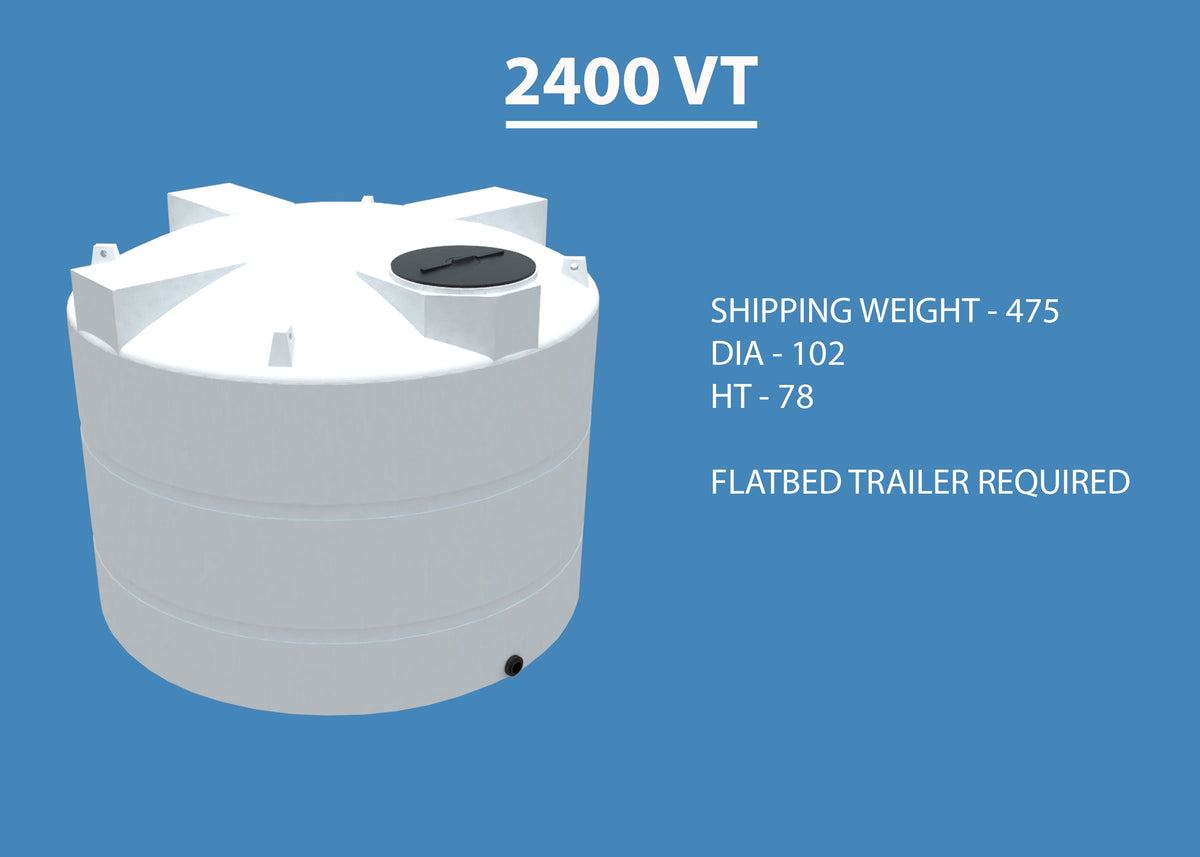 2400 Gallon Water Chemical Storage | All About Tanks