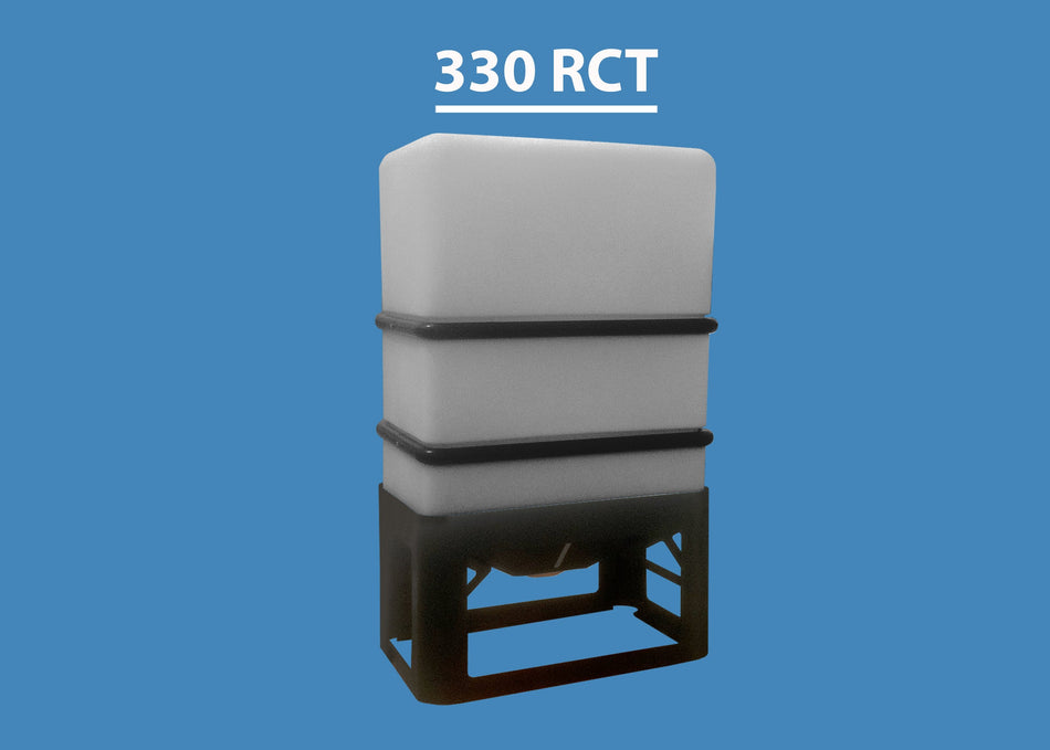 Custom Roto Molding (CRMI) 330 Gallon Rectangular Cone Tank