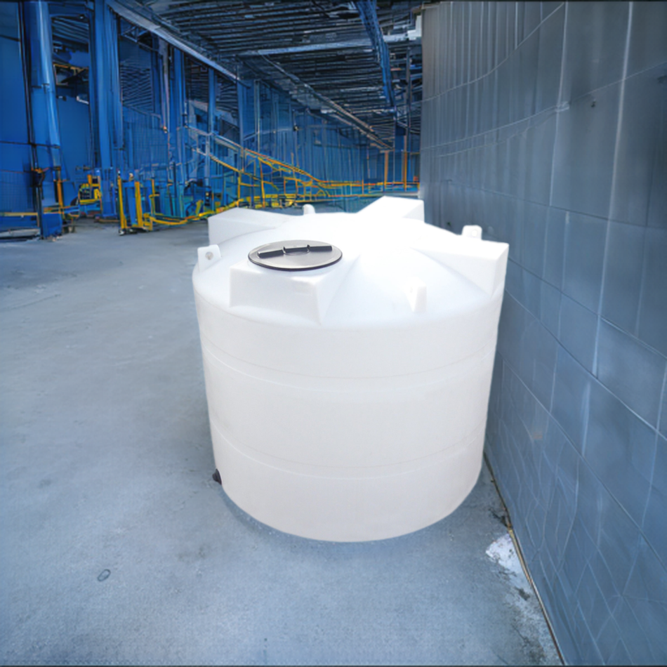 1000 Gallon Industrial Grade Vertical Tank Heavy Duty (HDPE)