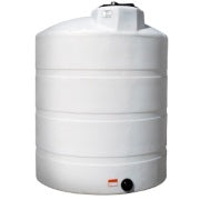 1000 Gallon Norwesco White Vertical Chemical Storage Tank