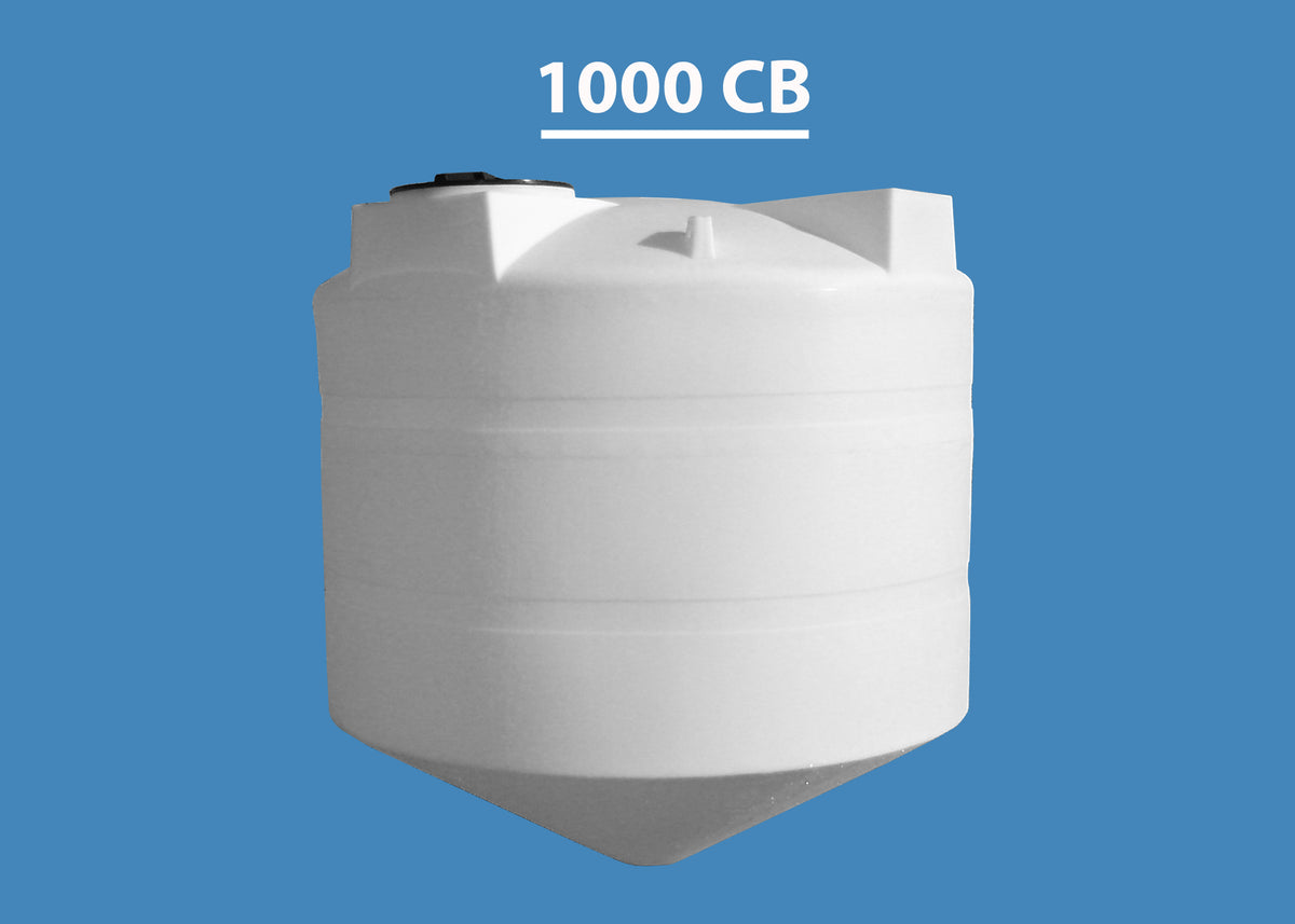 1000 Gallon Cone Bottom Storage Tank