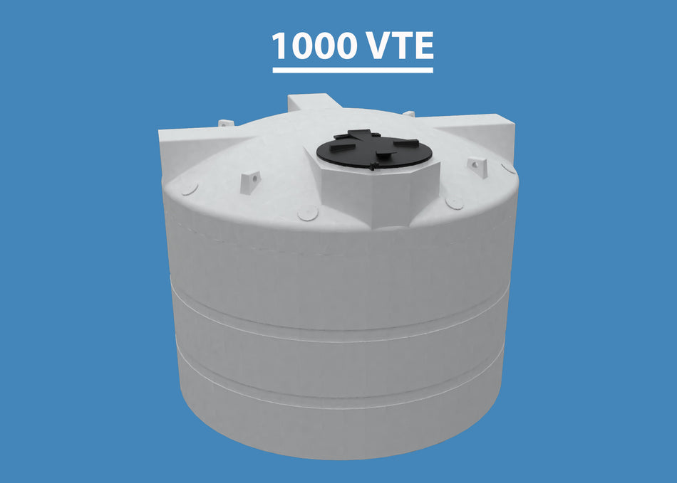 1000 Gallon Vertical Tank Heavy Duty Encapsulated