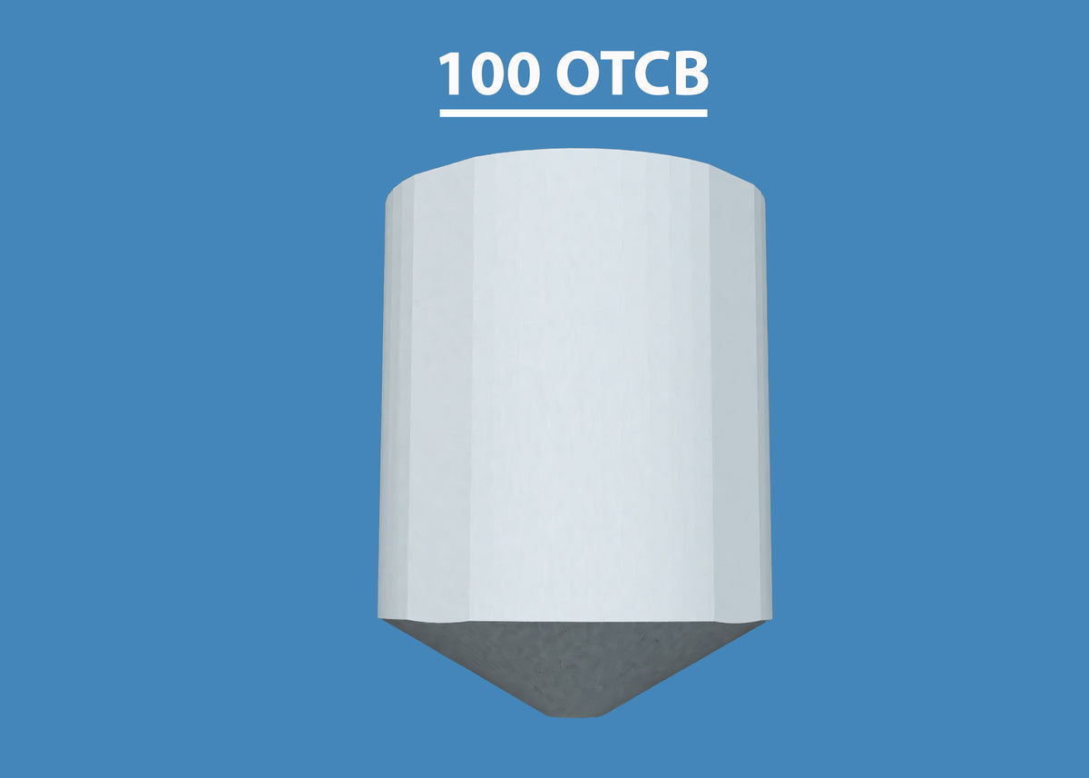 100 Gallon Open Top Cone Bottom Storage Tank