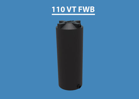 110 Gallon Black Water Storage Tank | All About Tanks