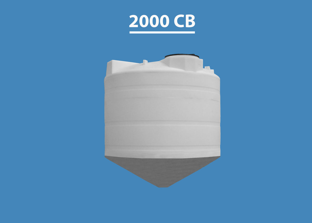 2000 Gallon Cone Bottom Storage Tank