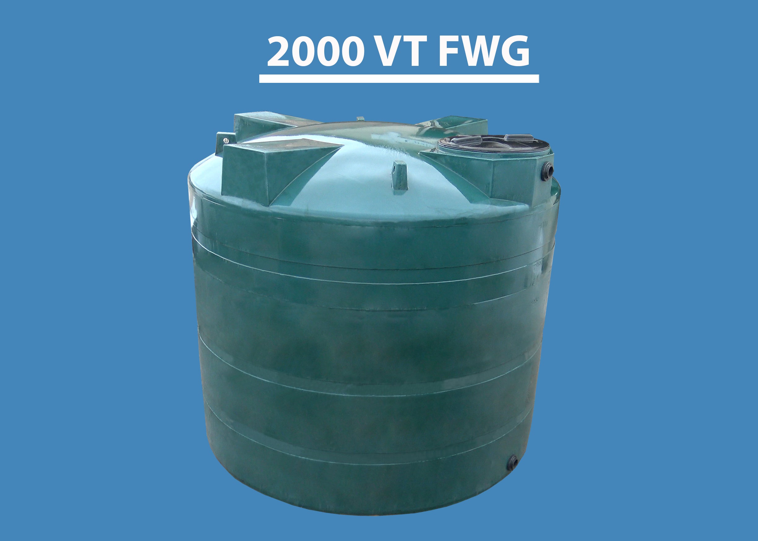 2000 gallon oppbevaringstank for ferskvann2000 gallon oppbevaringstank for ferskvann  