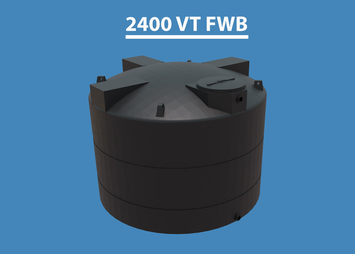 2500 gallon Fresh Water Storage TankManufactured with FDA Approved Resin assures the tank is drinking water safe.