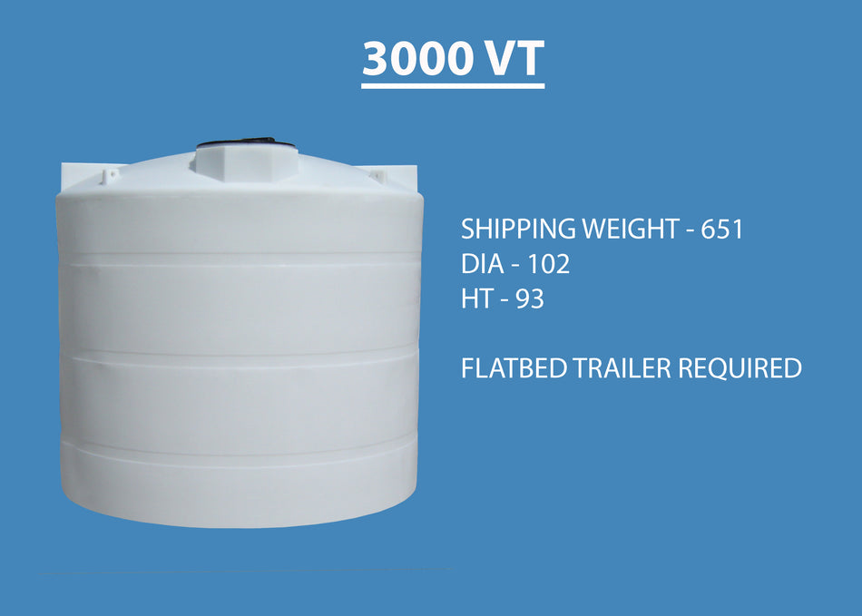 3000 Gallon Vertical HD