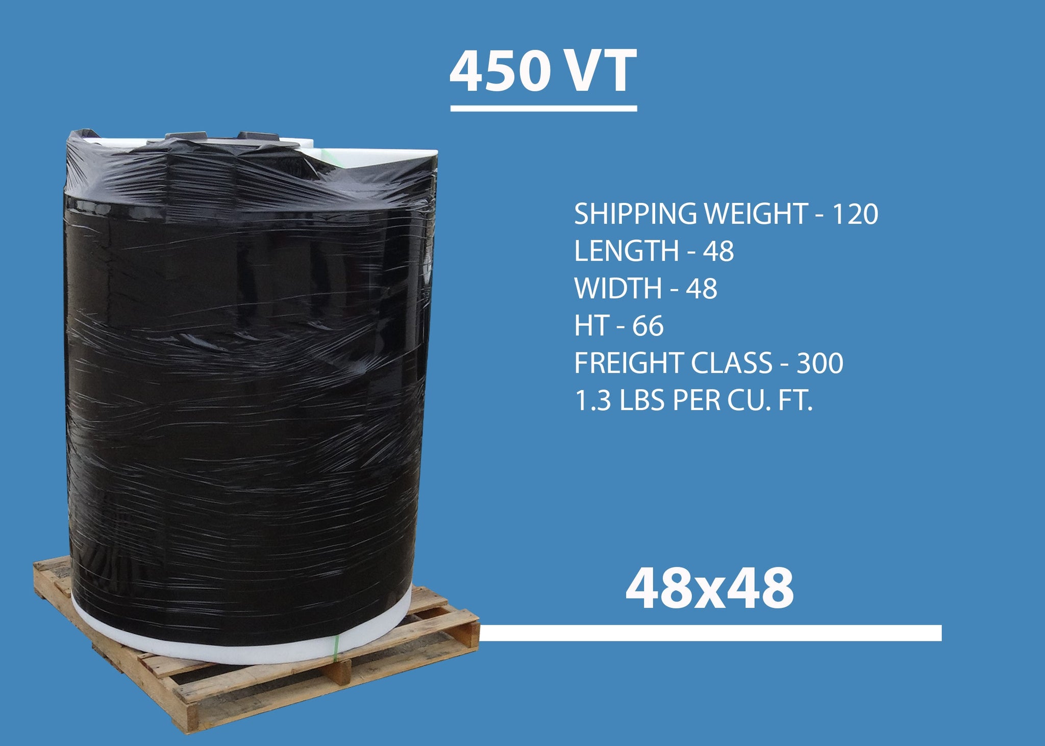 450 Gallon Vertical Tank