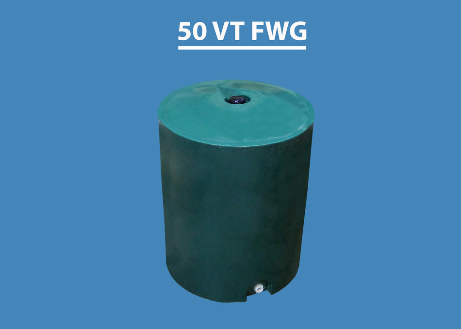 50 Gallon Vertical Plastic Fresh Water Green