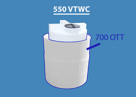 550 Gallon Water Storage
