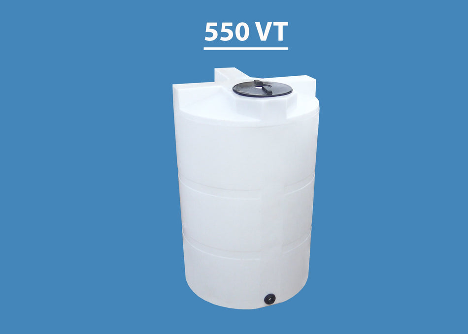 550 Gallon Vertical Water Storage Tank