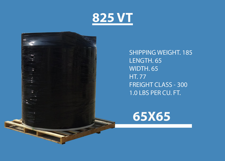 825 Gallon Industrial Grade Vertical Tank Heavy Duty