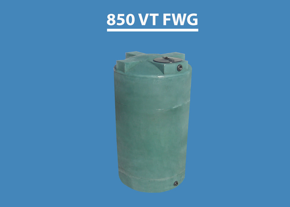 850 Gallon Vertical Fresh Water Green Tanks IN STOCK